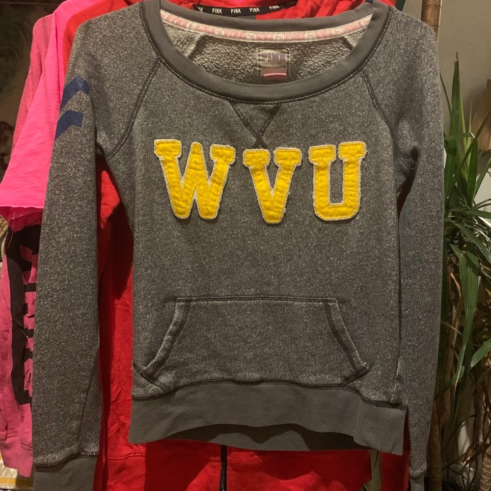 Vs PINK WVU sweatshirt